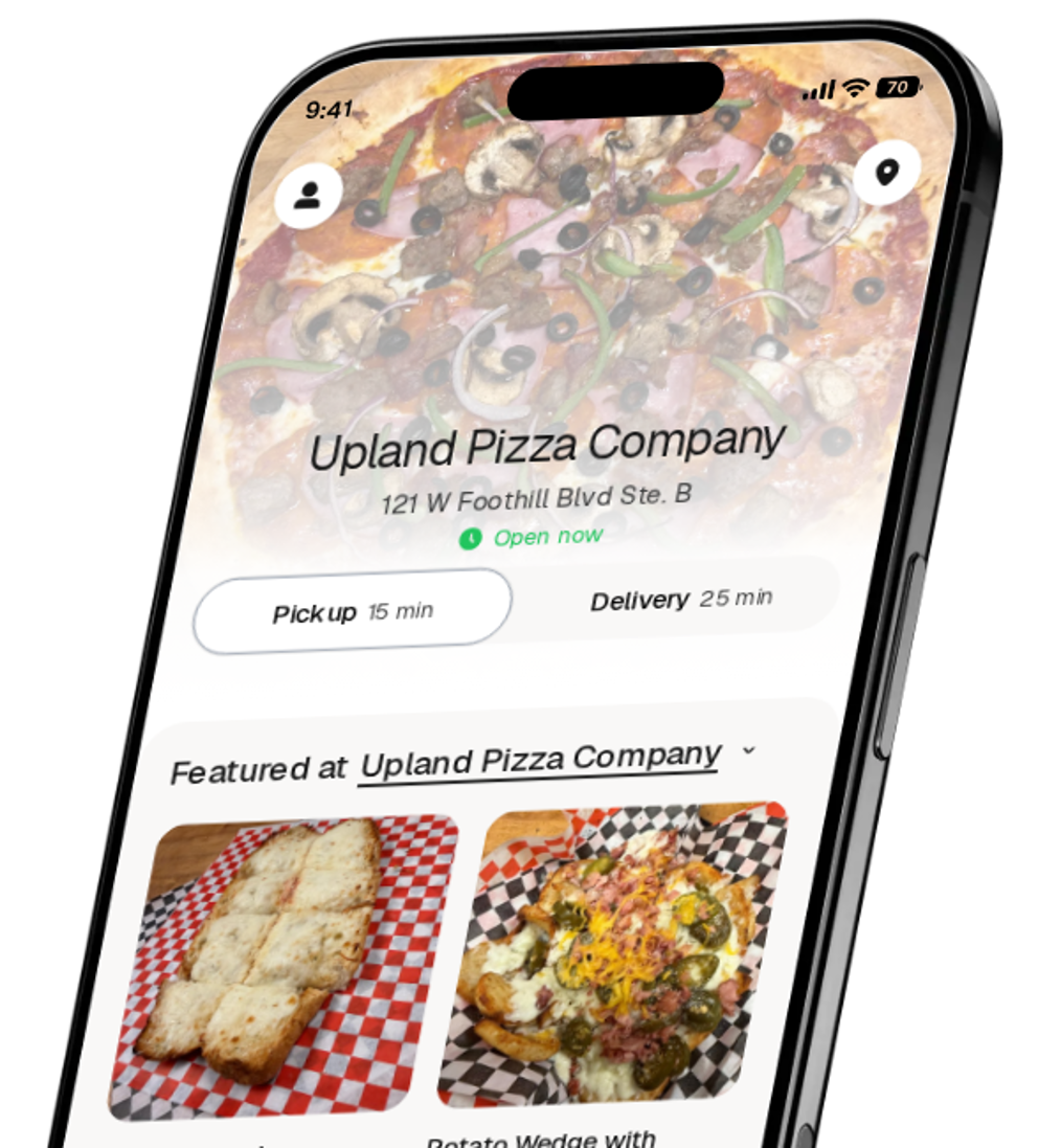 Upland Pizza Company app preview